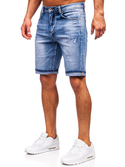 Men's Denim Shorts Blue Bolf NG60367