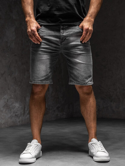 Men's Denim Shorts Graphite Bolf MP0277GCA1