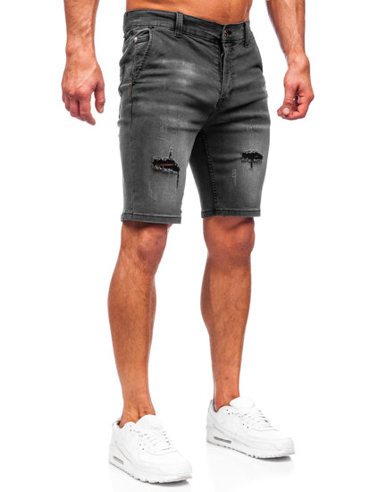 Men's Denim Shorts Grey Bolf MP0036G