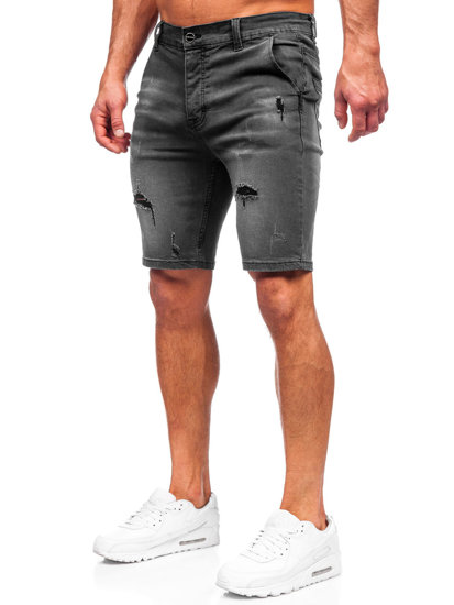 Men's Denim Shorts Grey Bolf MP0036G