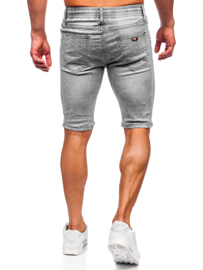 Men's Denim Shorts Grey Bolf TF235