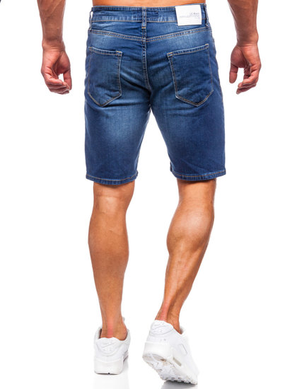 Men's Denim Shorts Navy Blue Bolf 0423