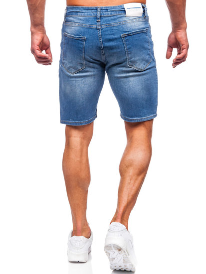 Men's Denim Shorts Navy Blue Bolf 0466