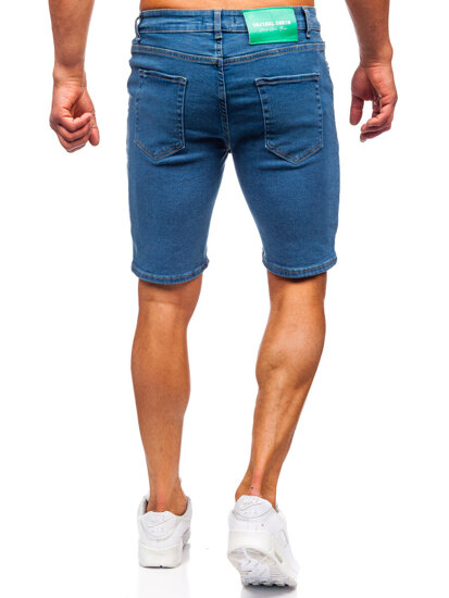 Men's Denim Shorts Navy Blue Bolf 0736