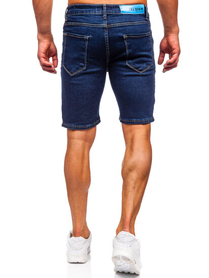 Men's Denim Shorts Navy Blue Bolf 0766