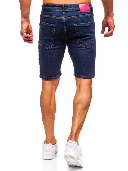 Men's Denim Shorts Navy Blue Bolf 0785