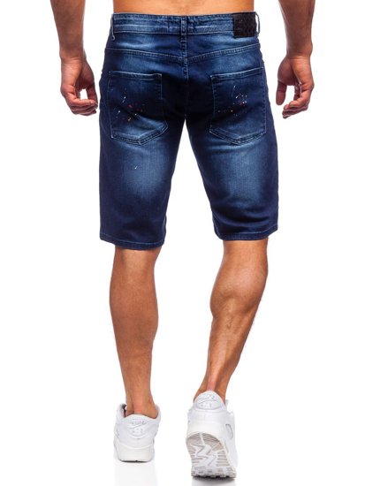 Men's Denim Shorts Navy Blue Bolf 3001