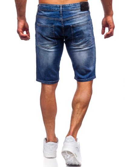 Men's Denim Shorts Navy Blue Bolf 3007