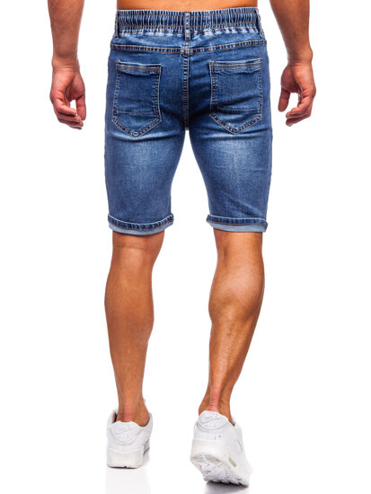 Men's Denim Shorts Navy Blue Bolf 9315