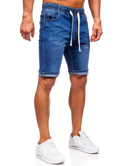 Men's Denim Shorts Navy Blue Bolf 9323