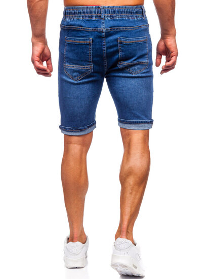 Men's Denim Shorts Navy Blue Bolf 9325