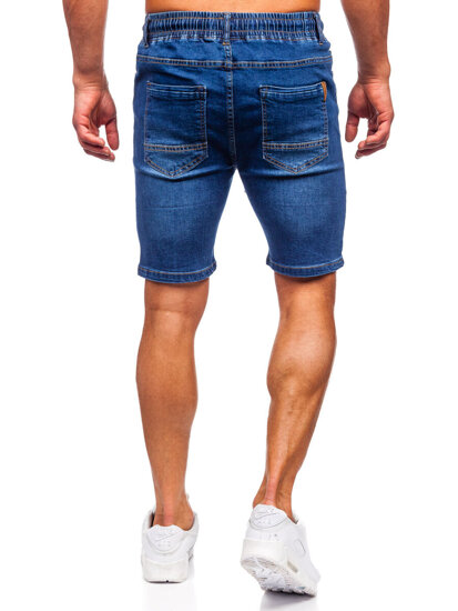 Men's Denim Shorts Navy Blue Bolf 9328