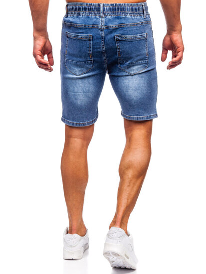 Men's Denim Shorts Navy Blue Bolf 9329