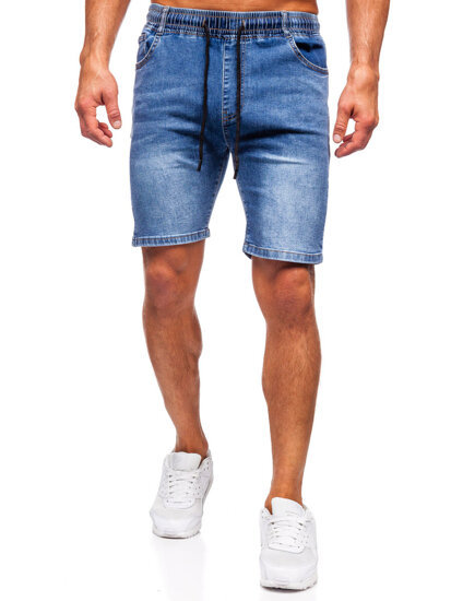 Men's Denim Shorts Navy Blue Bolf 9329