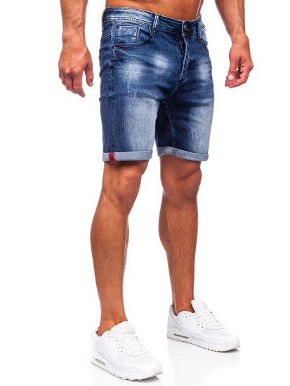 Men's Denim Shorts Navy Blue Bolf MP0260BS