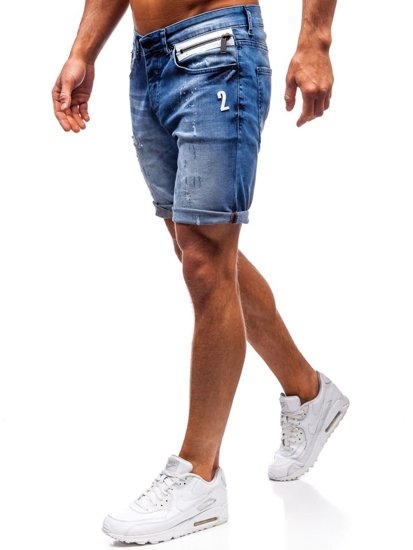 Men's Denim Shorts Navy blue Bolf R3000