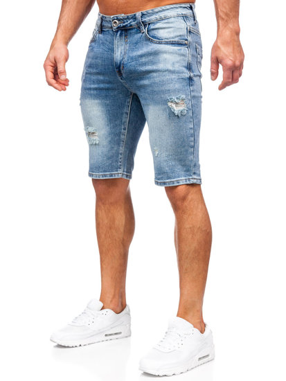 Men's Denim Shorts Sky Blue Bolf KG3932