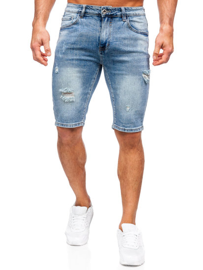 Men's Denim Shorts Sky Blue Bolf KG3932