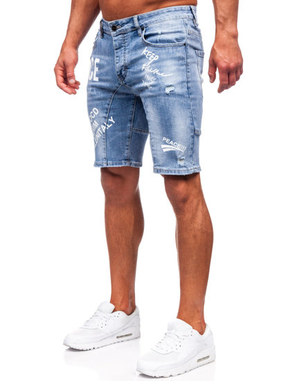 Men's Denim Shorts Sky Blue Bolf MP0259BC