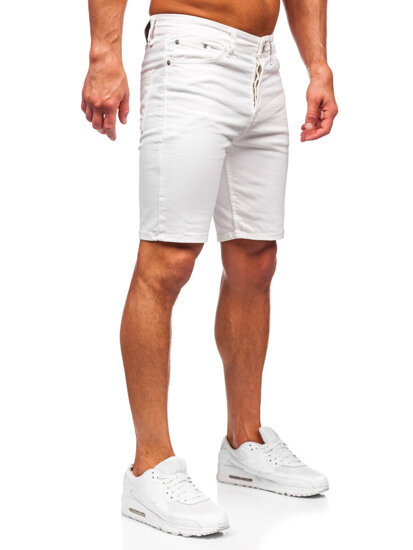 Men's Denim Shorts White Bolf 0341