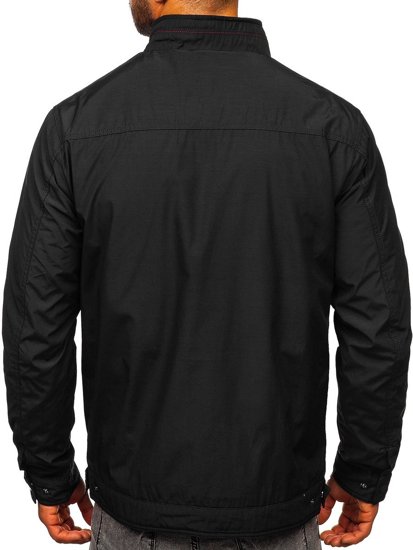 Men's Elegant Lightweight Jacket Black Bolf 6362