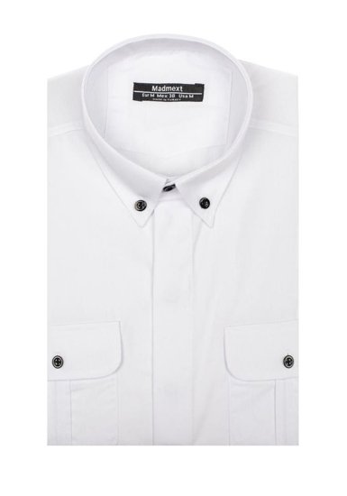 Men's Elegant Long Sleeve Shirt White Bolf 0780