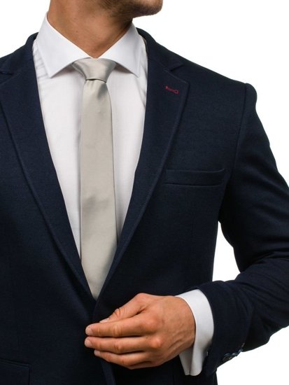 Men's Elegant Slim Tie Grey Bolf K001