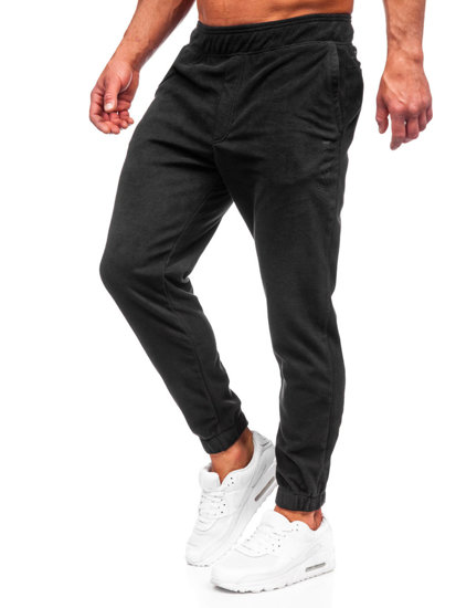 Men's Fleece Jogger Sweatpants Black 4F SPMD014