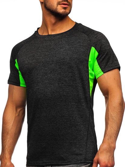 Men's Gym T-shirt Black Bolf HM076