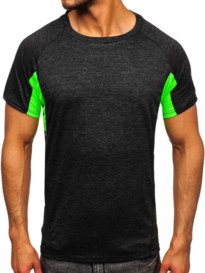 Men's Gym T-shirt Black Bolf HM076