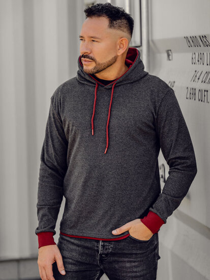 Men's Hoodie Anthracite Bolf 145380