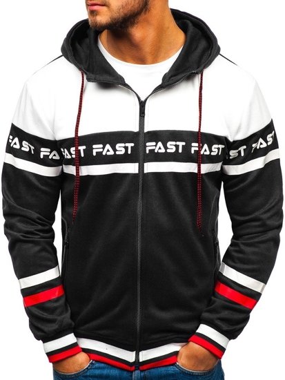 Men's Hoodie Black Bolf 35022