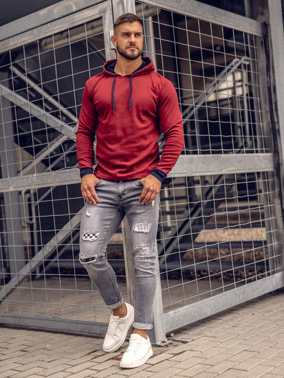 Men's Hoodie Claret Bolf 145380