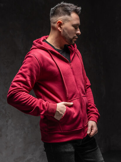 Men's Hoodie Claret Bolf 2008A1