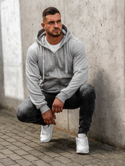 Men's Hoodie Grey Bolf 2008A