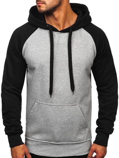 Men's Hoodie Grey Bolf LM77002