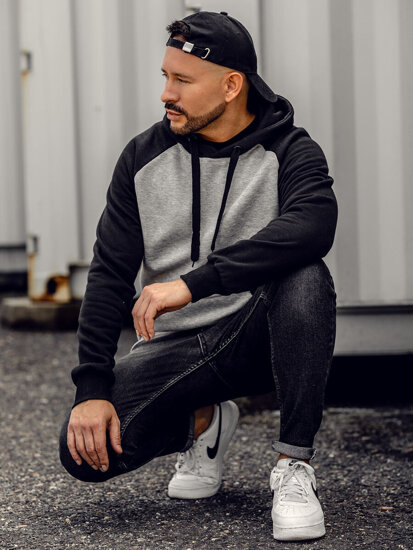 Men's Hoodie Grey Bolf LM77002