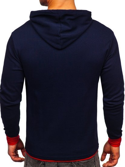 Men's Hoodie Navy Blue Bolf 145380-1