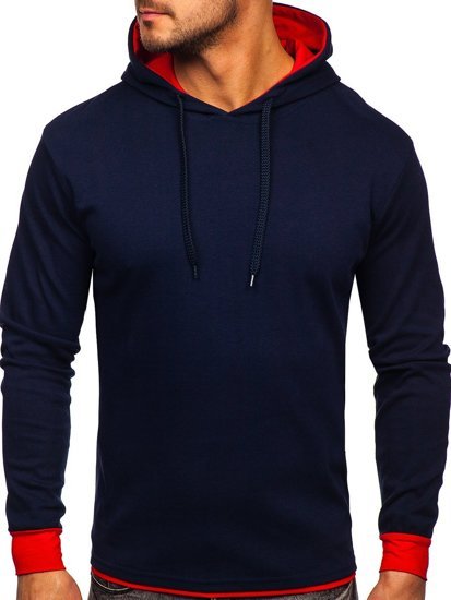 Men's Hoodie Navy Blue Bolf 145380-1