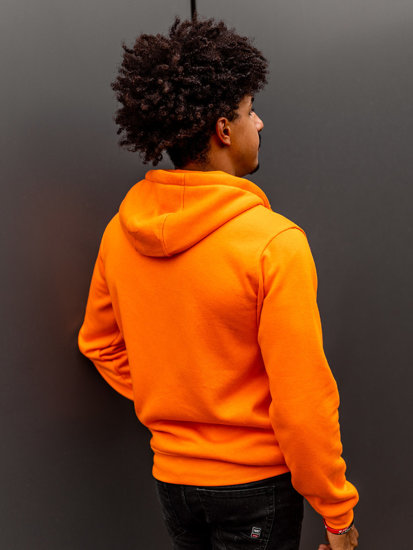 Men's Hoodie Orange Bolf 2008A