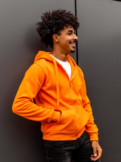 Men's Hoodie Orange Bolf 2008A