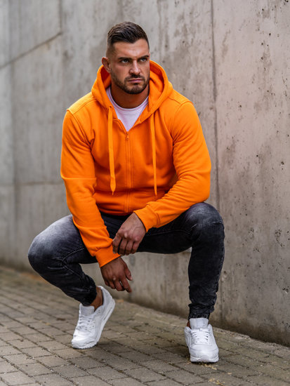 Men's Hoodie Orange Bolf 2008A