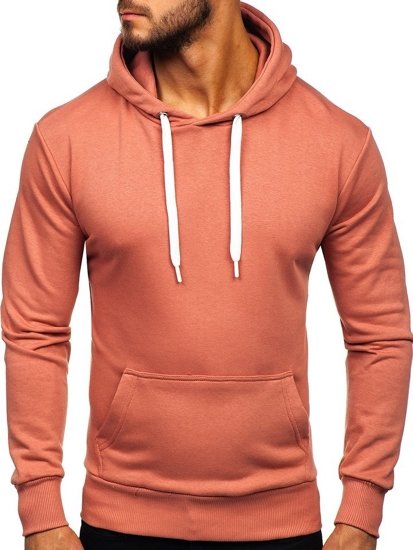 Men's Hoodie Pink Bolf 1004-1