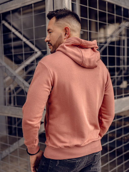 Men's Hoodie Pink Bolf 1004A-1