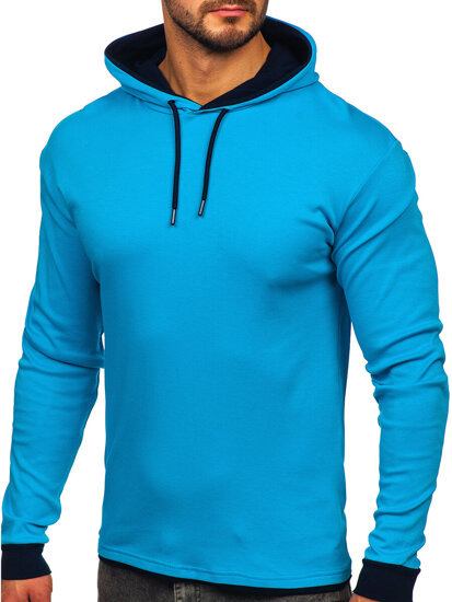 Men's Hoodie Turquoise Bolf 145380