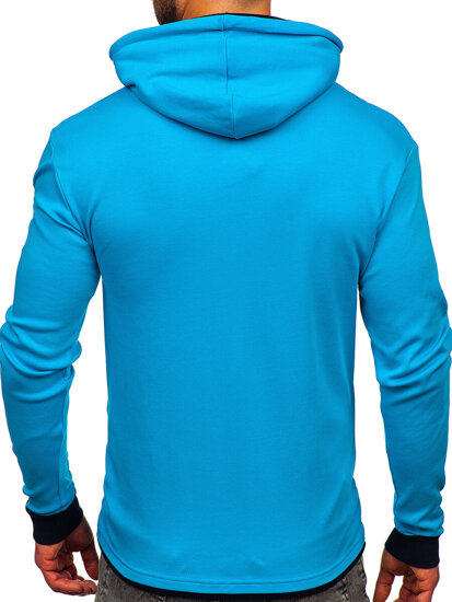 Men's Hoodie Turquoise Bolf 145380