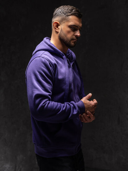 Men's Hoodie Violet Bolf 2008A1