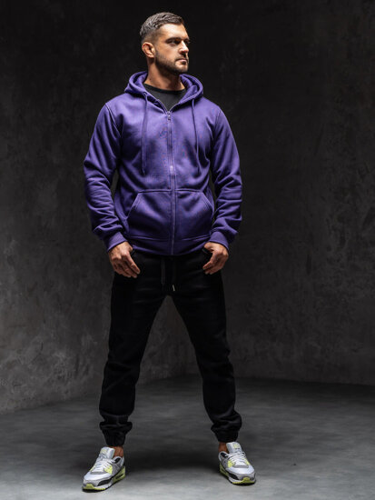 Men's Hoodie Violet Bolf 2008A1