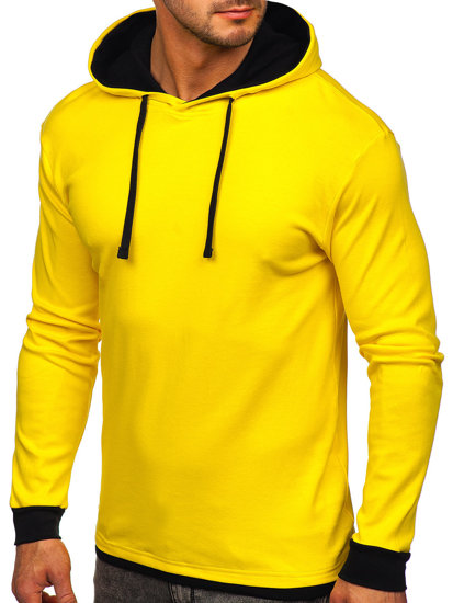 Men's Hoodie Yellow-Black Bolf 145380