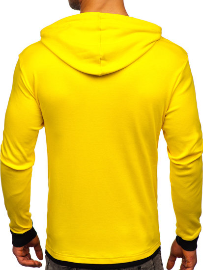 Men's Hoodie Yellow-Black Bolf 145380